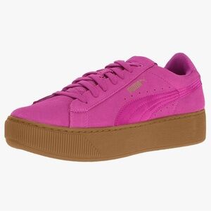 Puma Vikky Platform Suede Pink Women’s size 9.5 NEW!!!